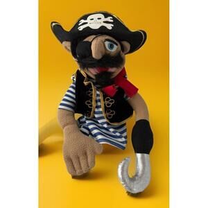 Melissa & Doug 3899 Barnacle Bart Pirate Hand Puppet Plush  No Stick
